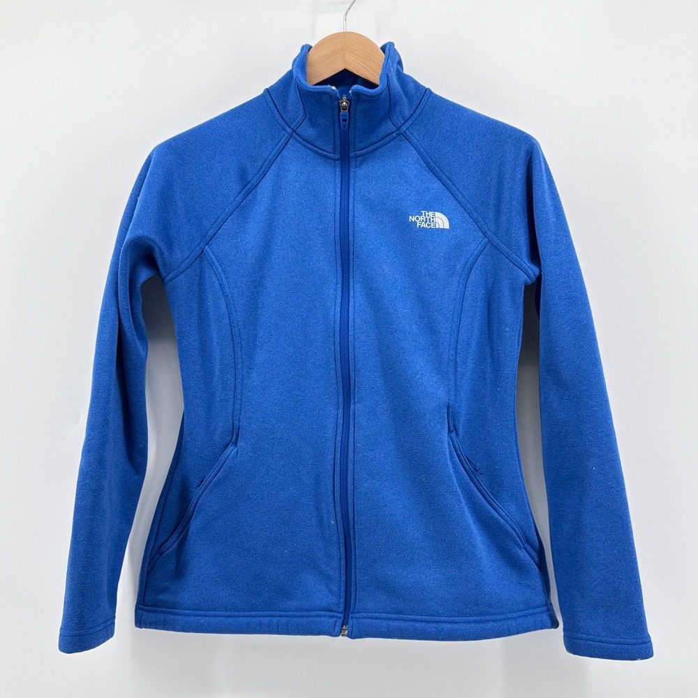 The North Face Agave Full Zip Fleece Jacket Women's M Blue Hardface Performance